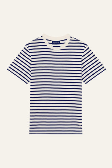 Tee-shirt Marinière Bleu Marine