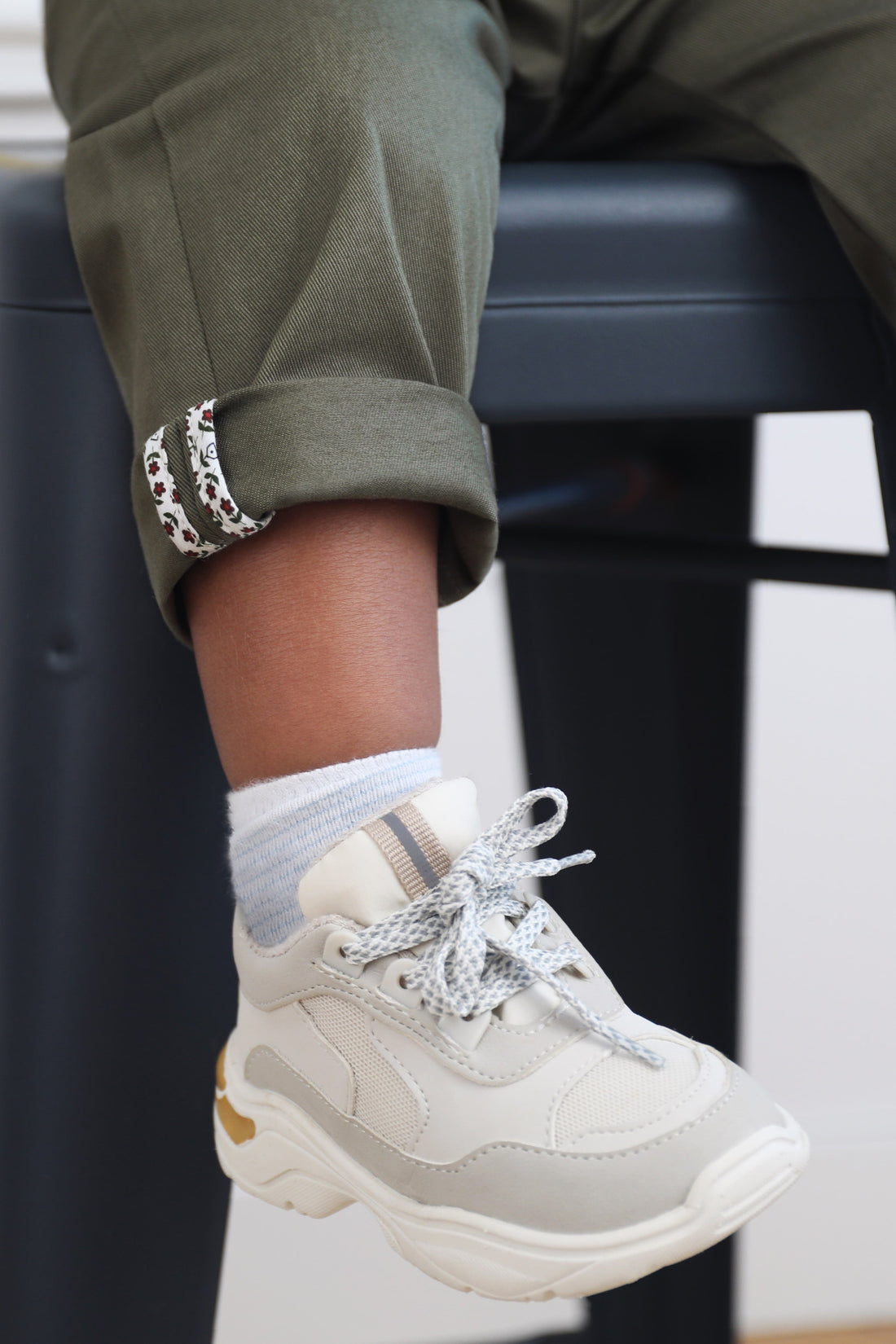 Chino Enfant Kaki
