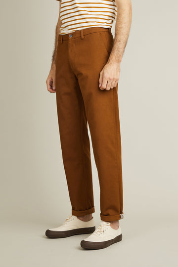 Chino droit camel