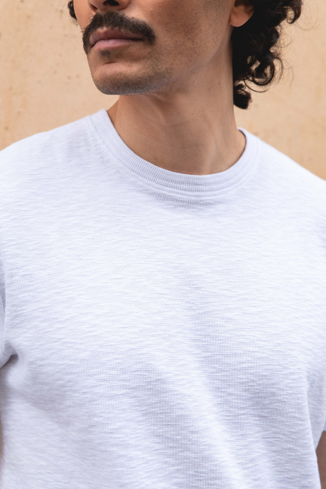 Tee-shirt texturé blanc