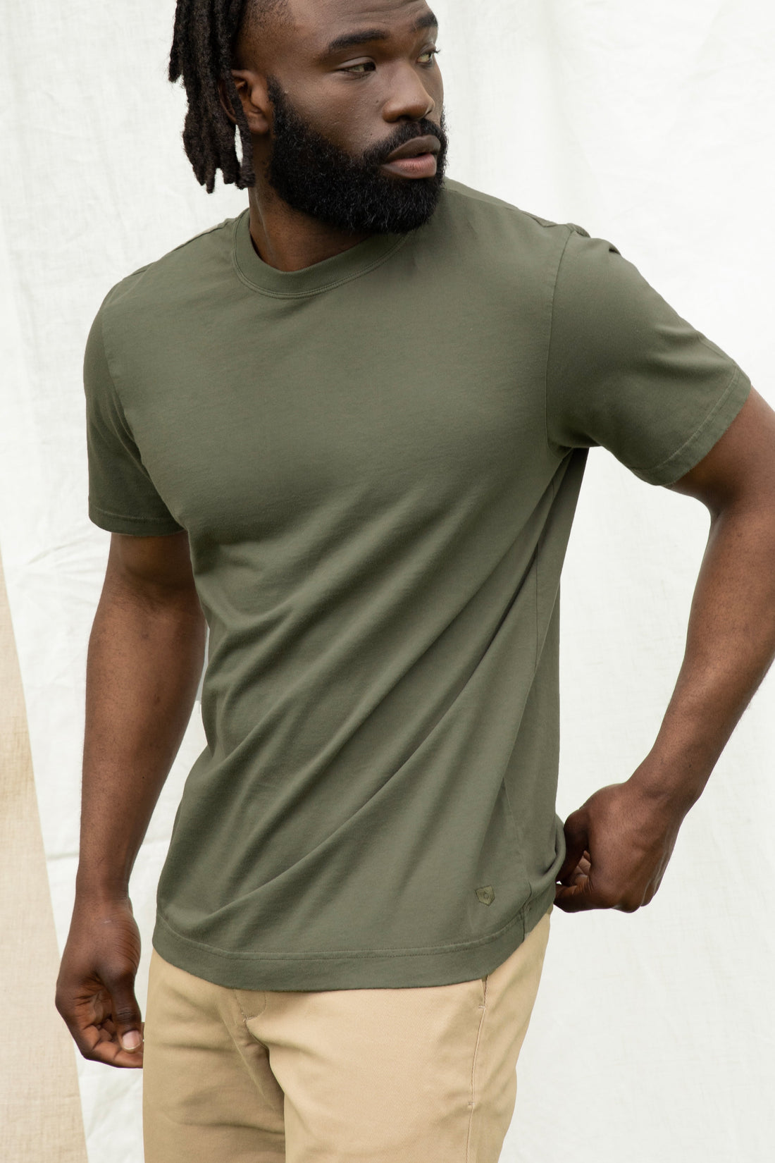 Tee-shirt kaki