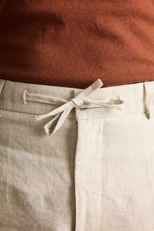 Pantalon lin écru