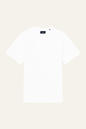 Tee-shirt coton-lin blanc