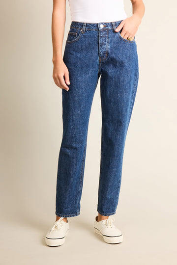 Jean droit bleu v2