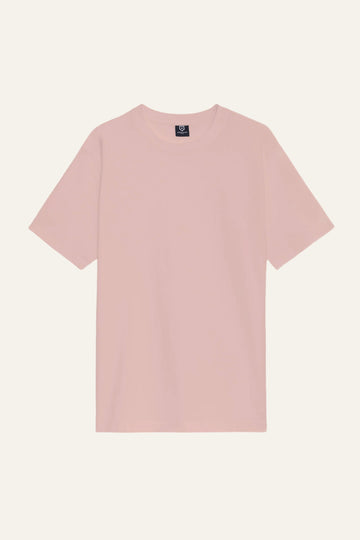 Tee-shirt coton-lin vieux rose