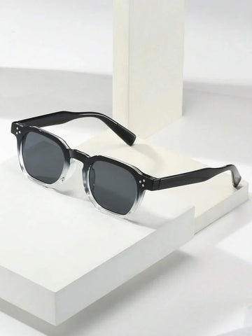 Lunettes de soleil homme à monture octogonale