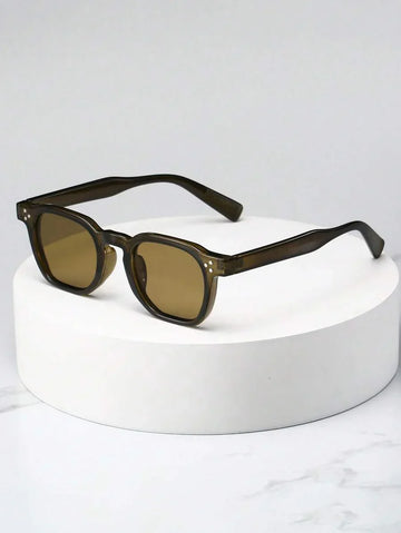 Lunettes de soleil homme à monture ronde