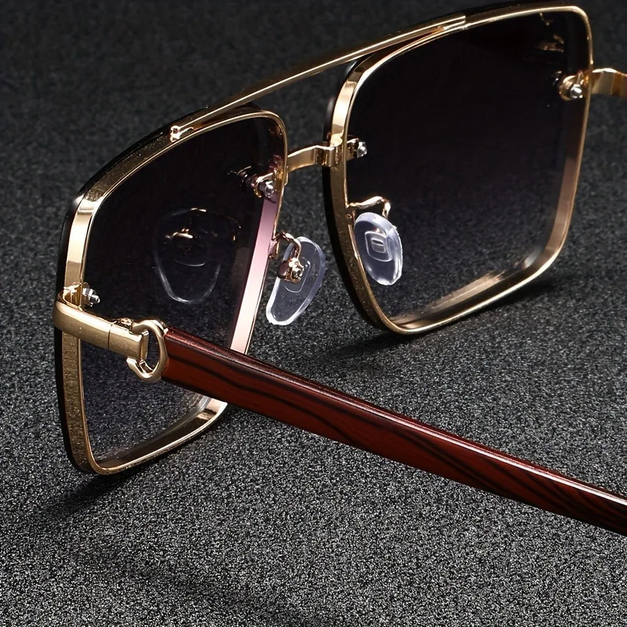 Lunettes de soleil homme géométriques