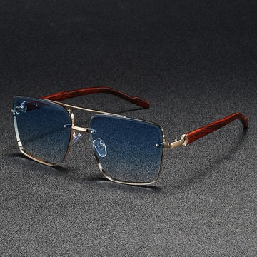 Lunettes de soleil homme géométriques