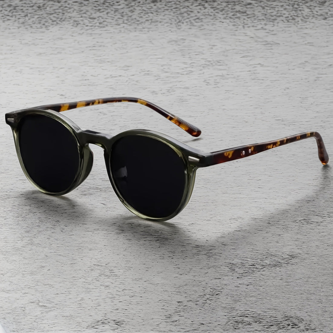 Lunettes de soleil homme rondes